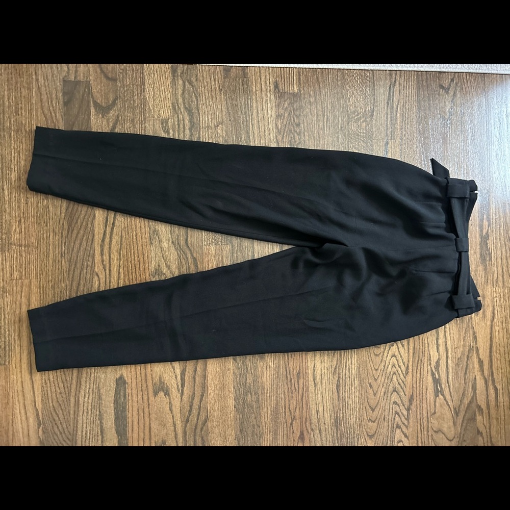 Express High Waisted Paperbag Ankle Pant